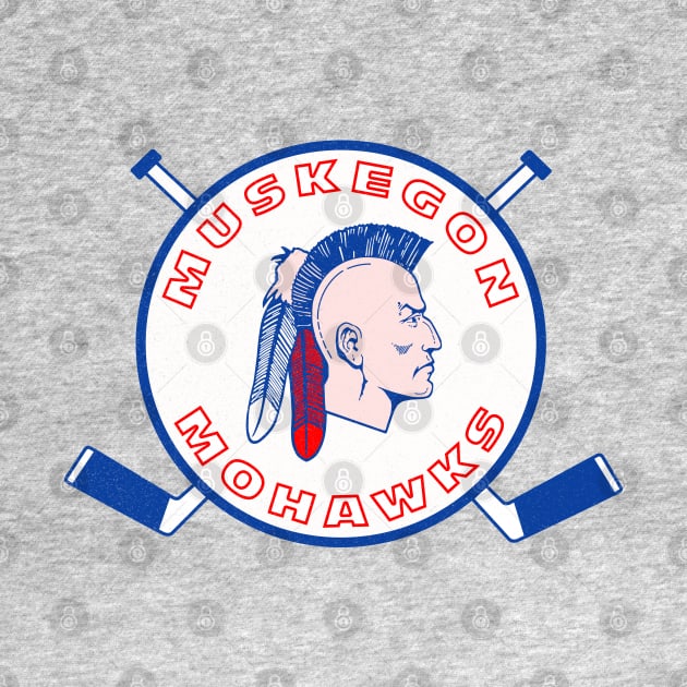 Defunct Muskegon Mohawks Hockey by LocalZonly